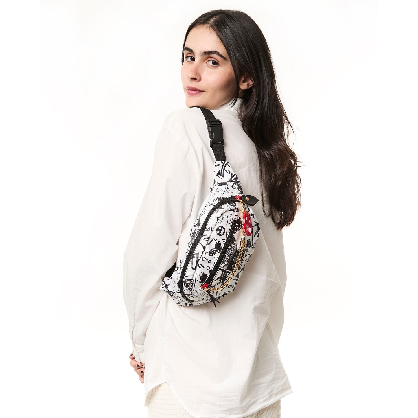 Pochete Queens Crown White Branco