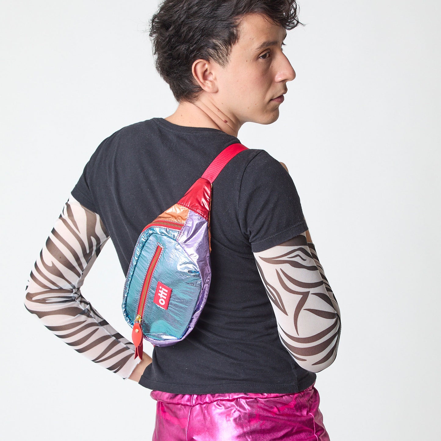 Pochete Shine front Bue