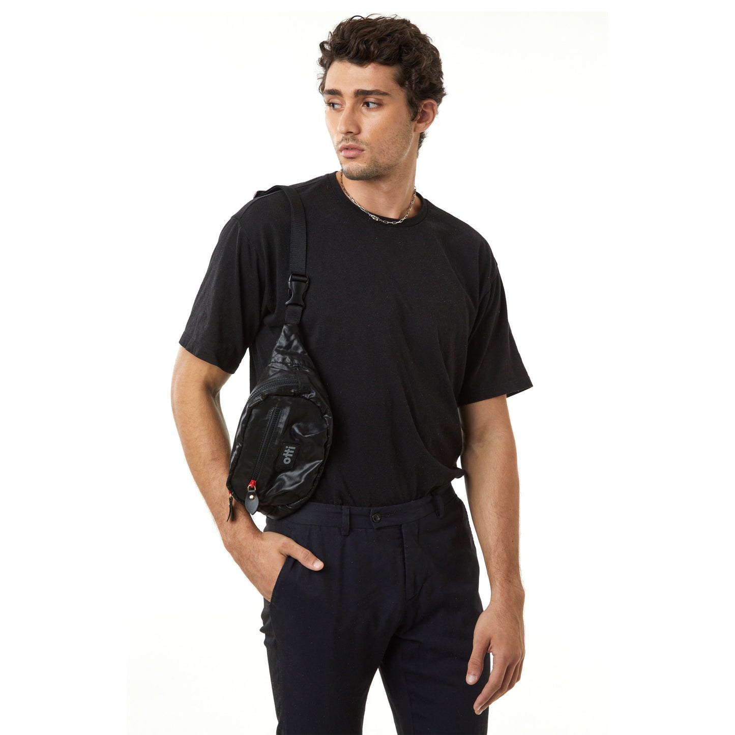 Pochete Nylon Preto