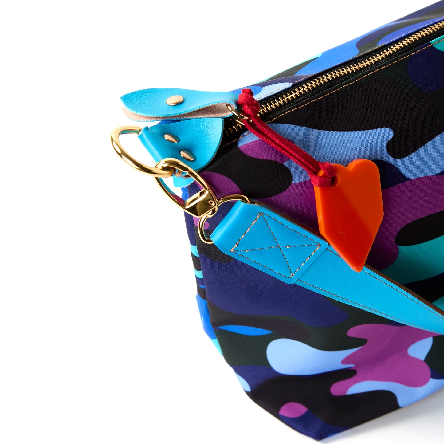 Bolsa Media Camouflages Azul