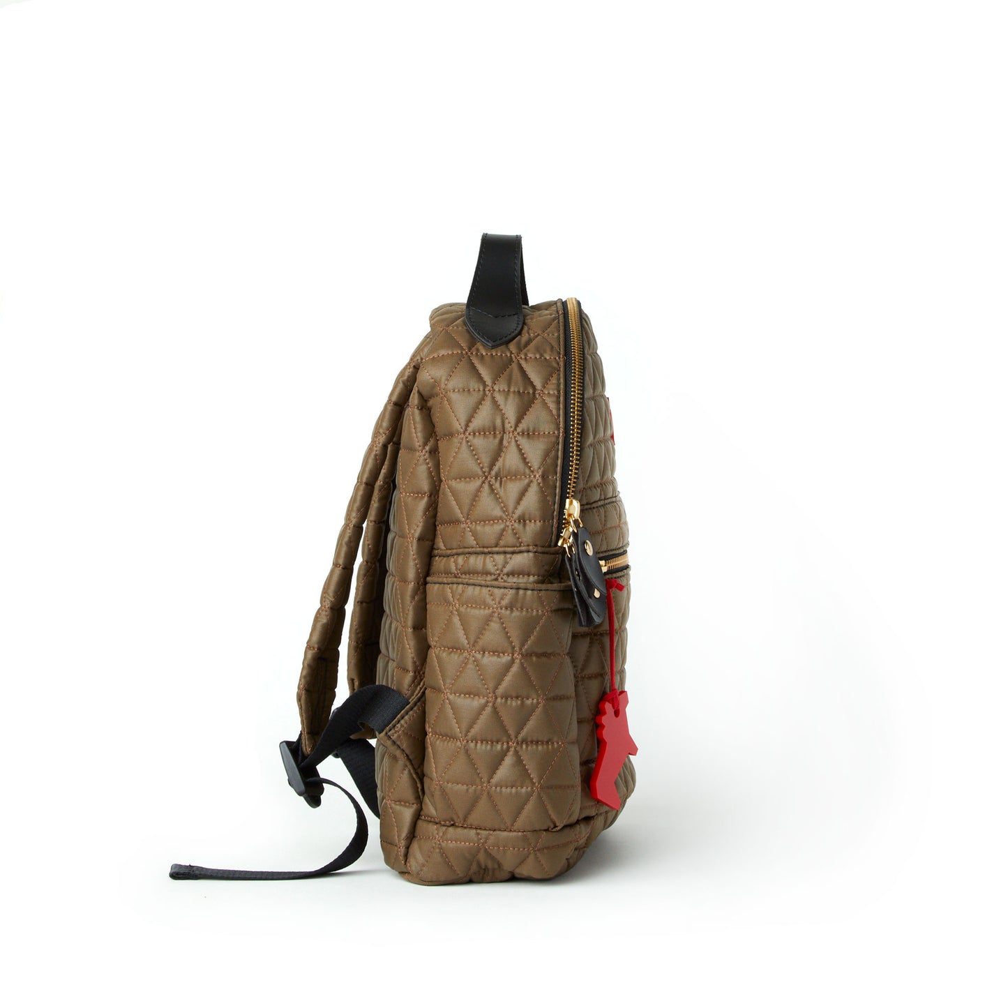 Mochila Pequena Matelassê Cafe