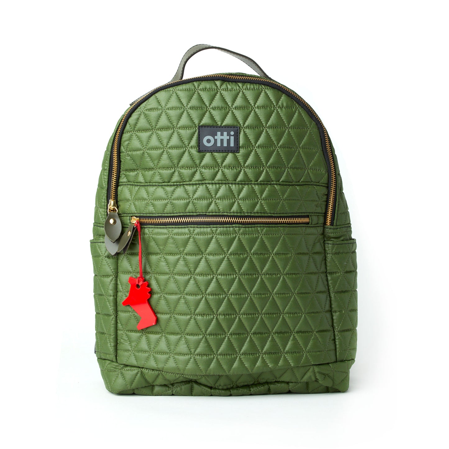 Mochila Media Matelassê Verde Equipamento