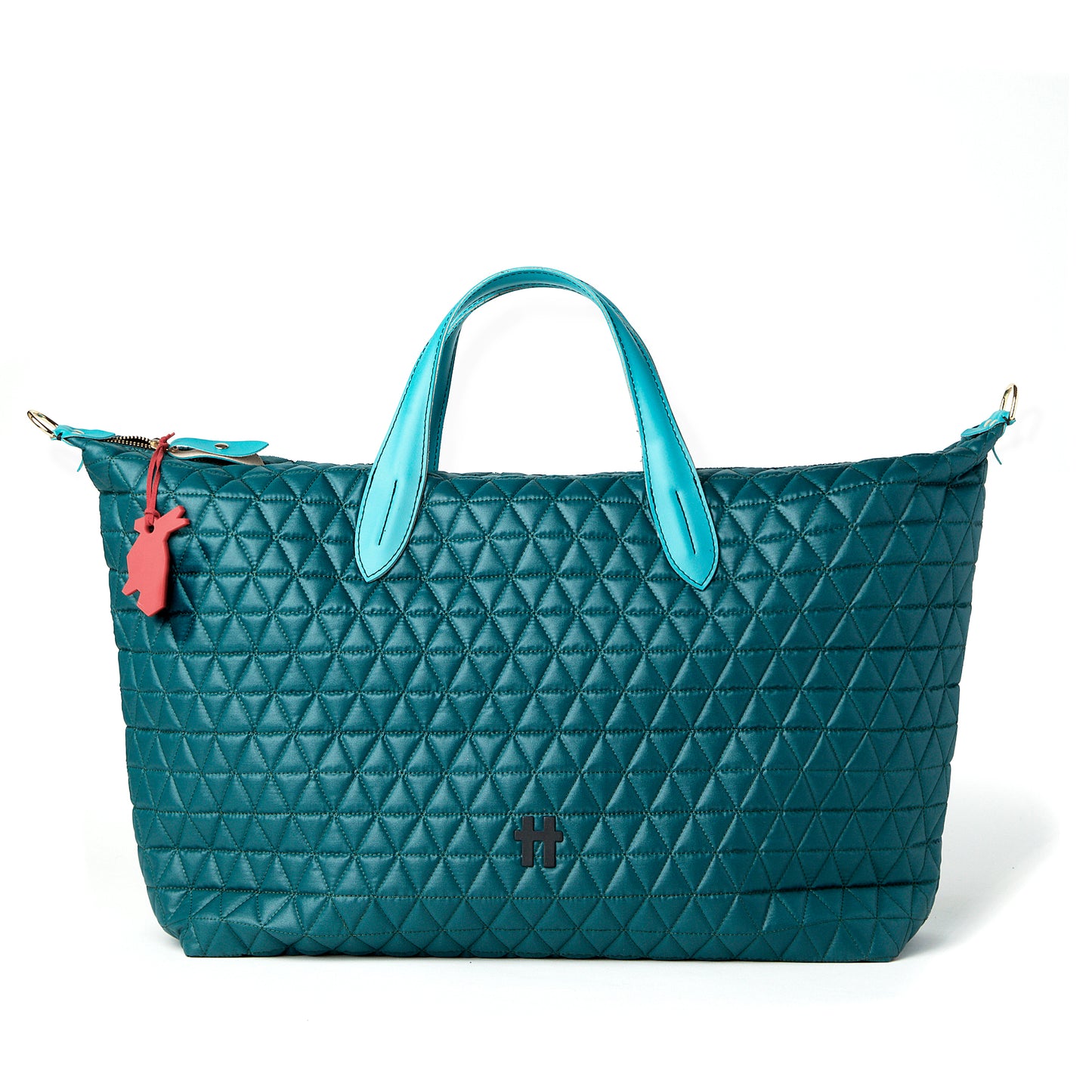 Bolsa Matelassê Weekender Verde Petroleo