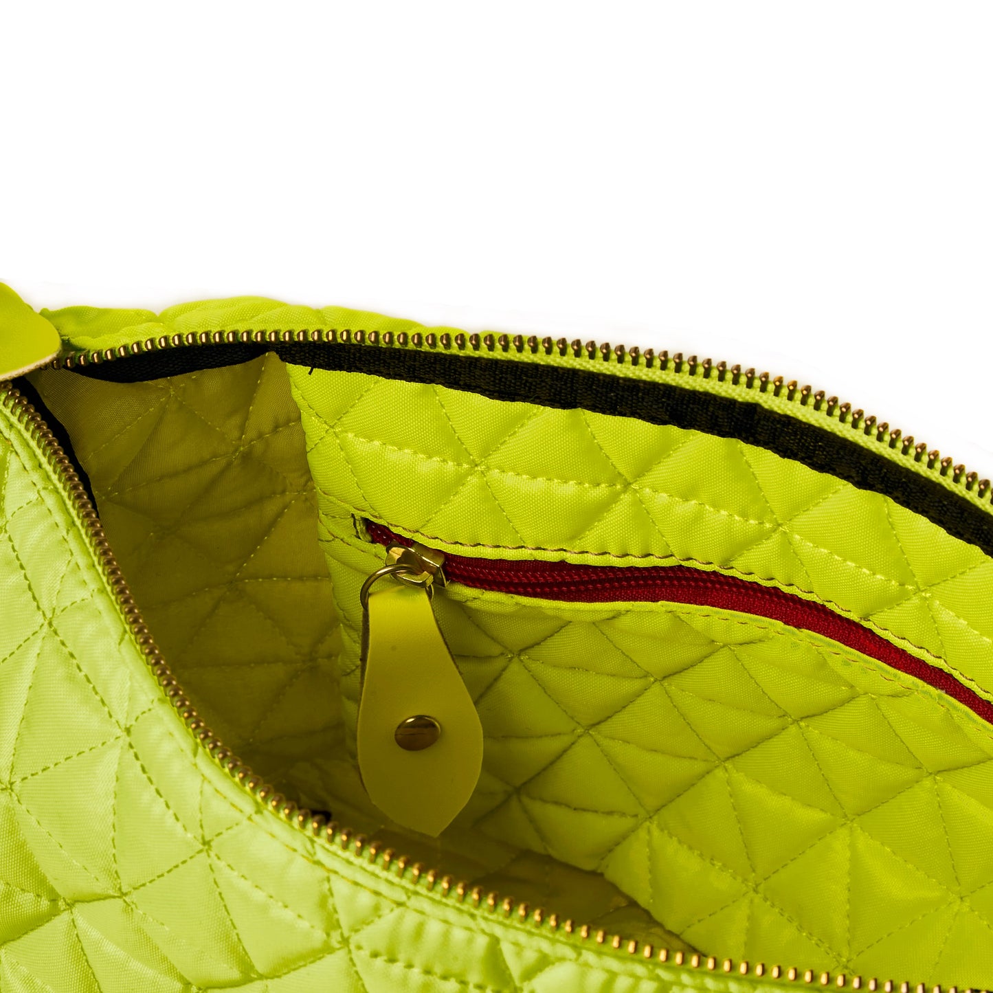 Bolsa Matelassê Pequena Amarelo
