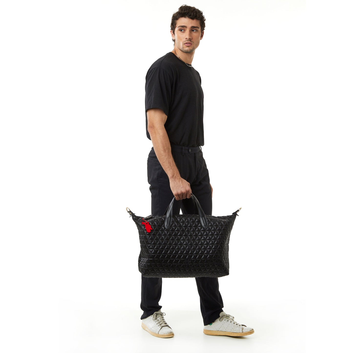 Bolsa Matelassê Weekender Preto