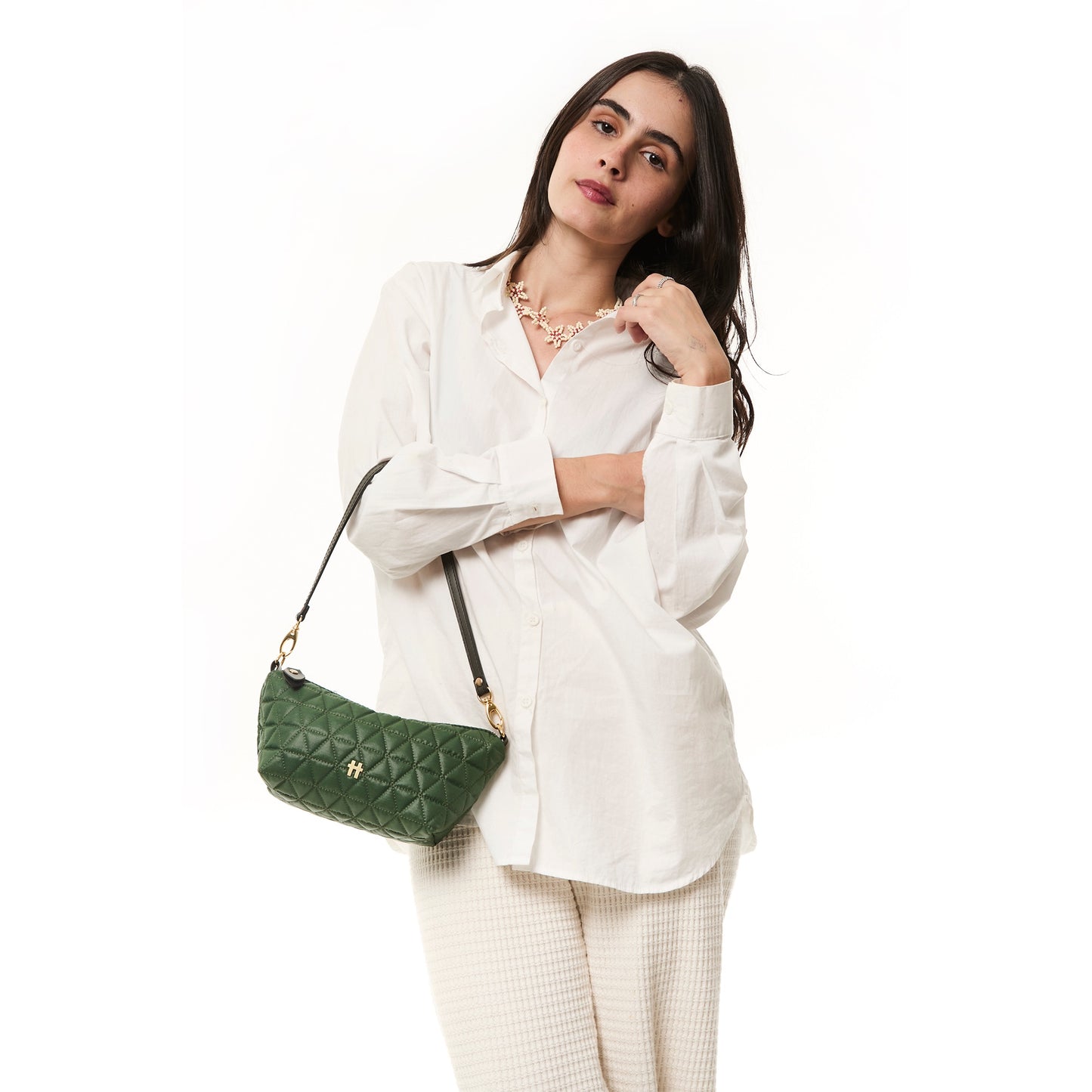 Bolsa Pp Matelasse Oliva