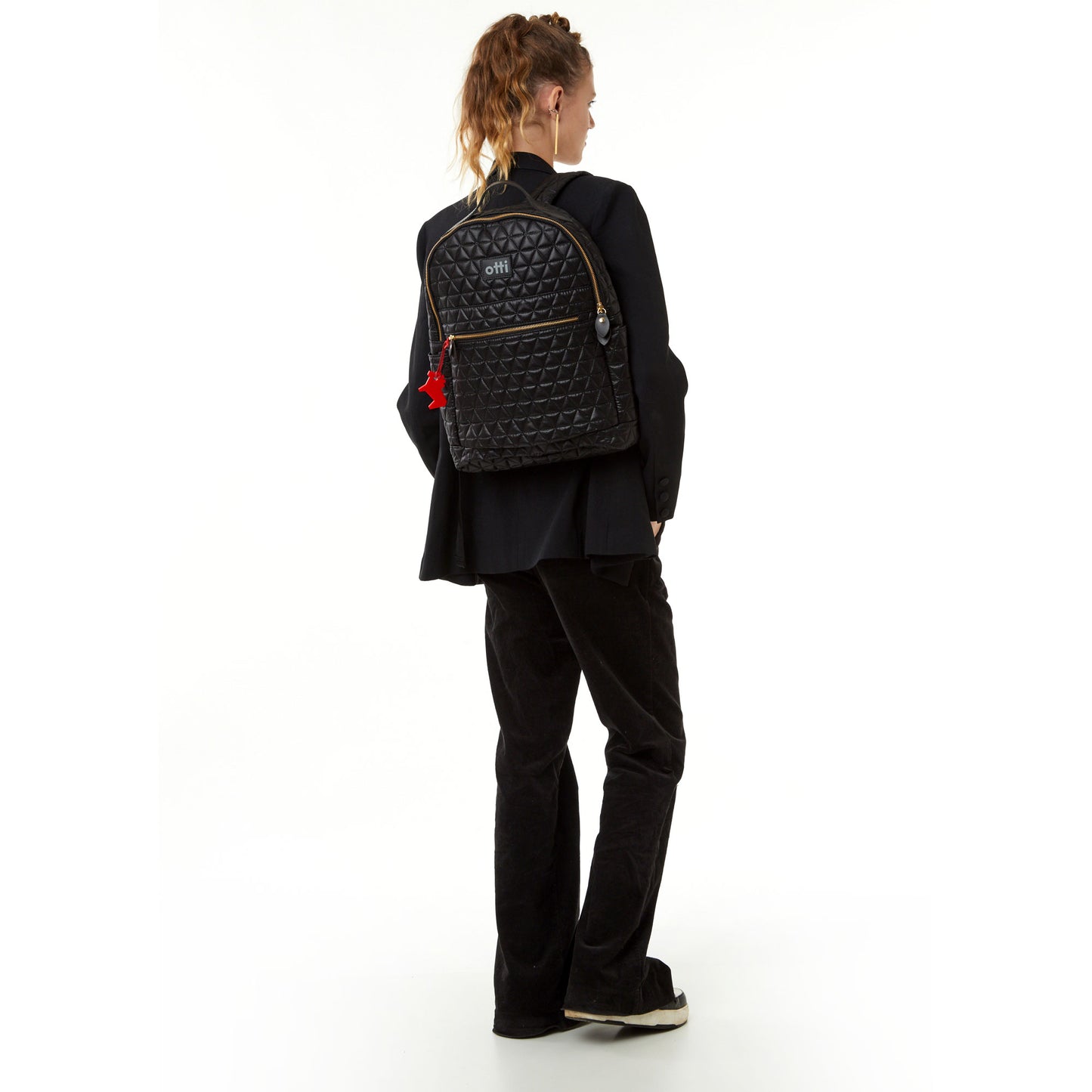 Mochila Media Matelassê Preto