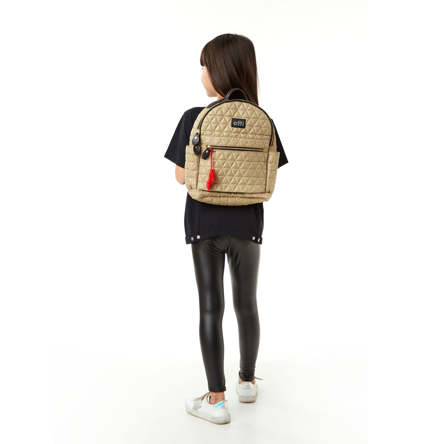 Mochila Pequena Matelassê Khaki