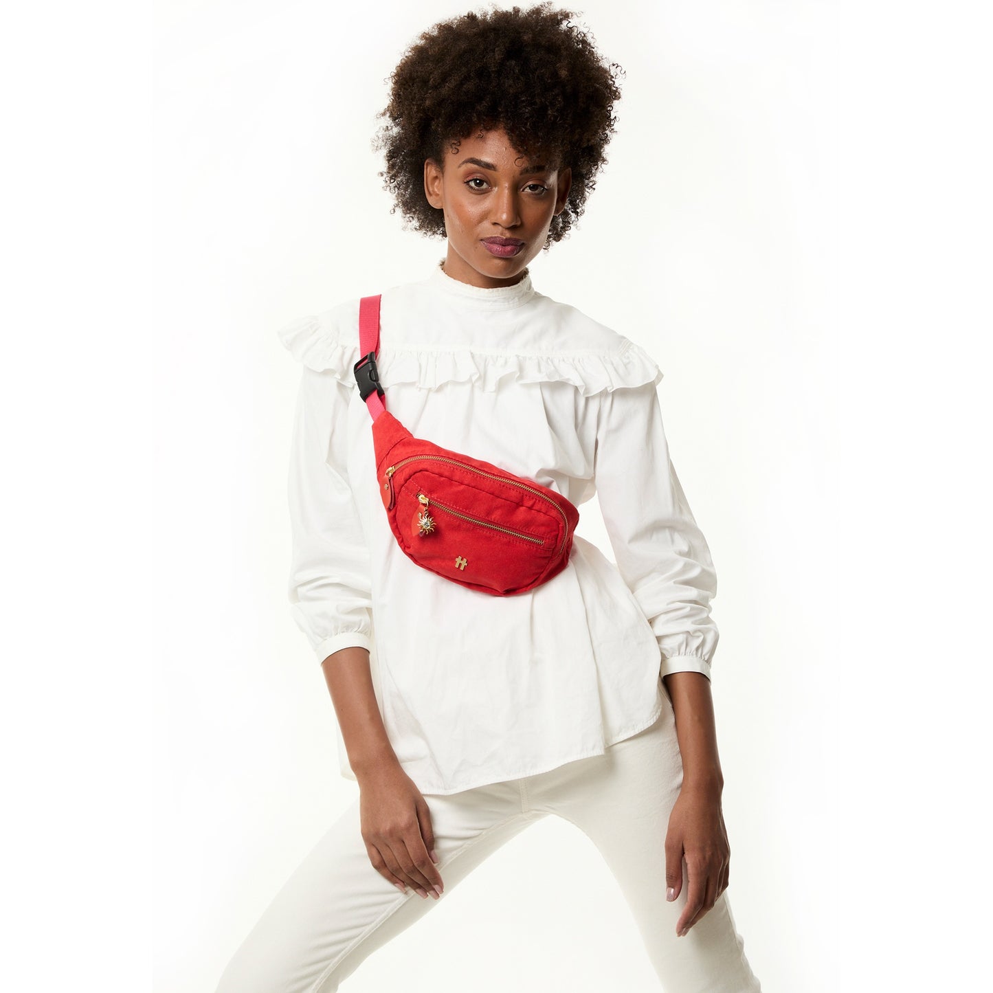 Pochete Sued Vermelho