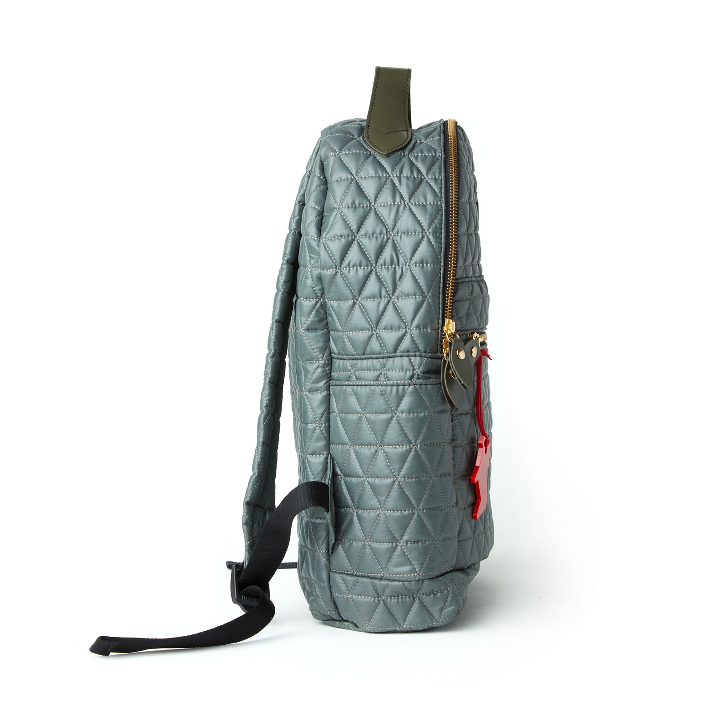 Mochila Media Matelassê Chumbo