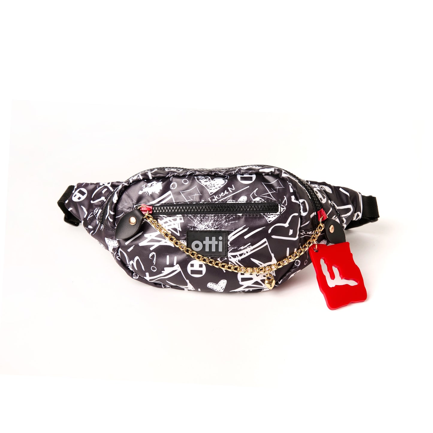 Pochete Queens Crown Black Preto