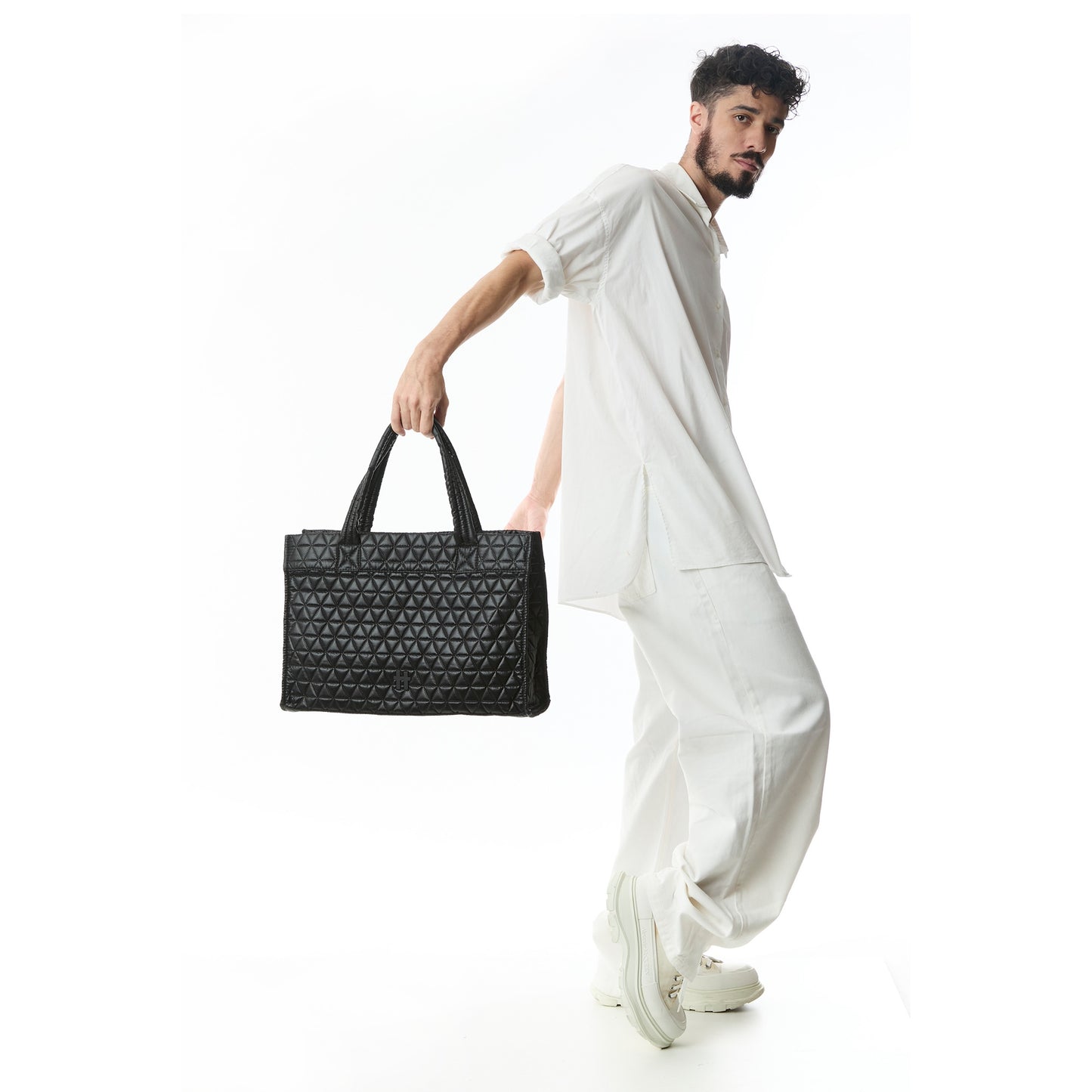 Tote Matelasse Preto