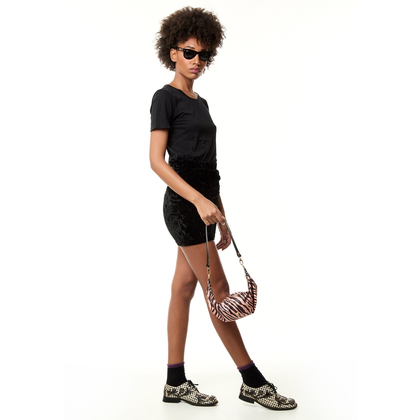 Bolsa Meia Lua Jungle Kakhi