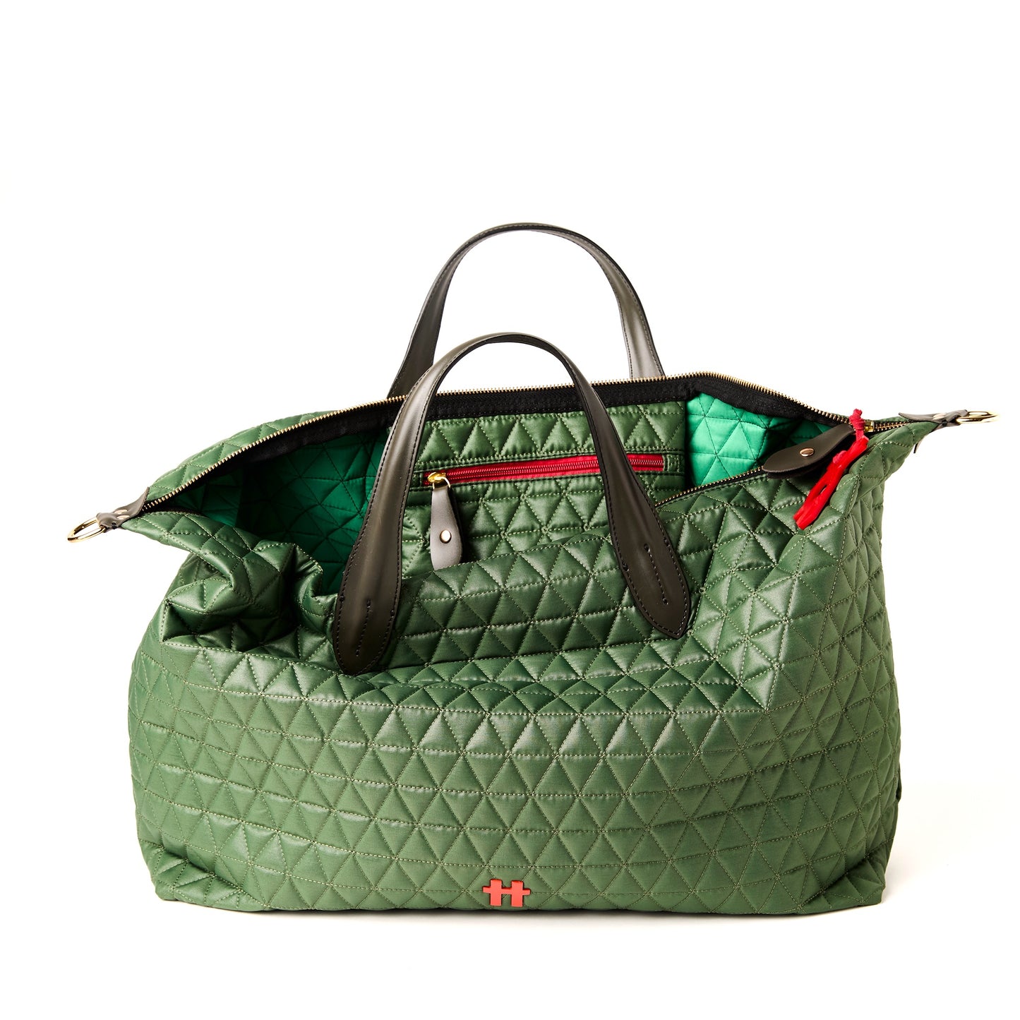 Bolsa Matelassê Weekender Oliva