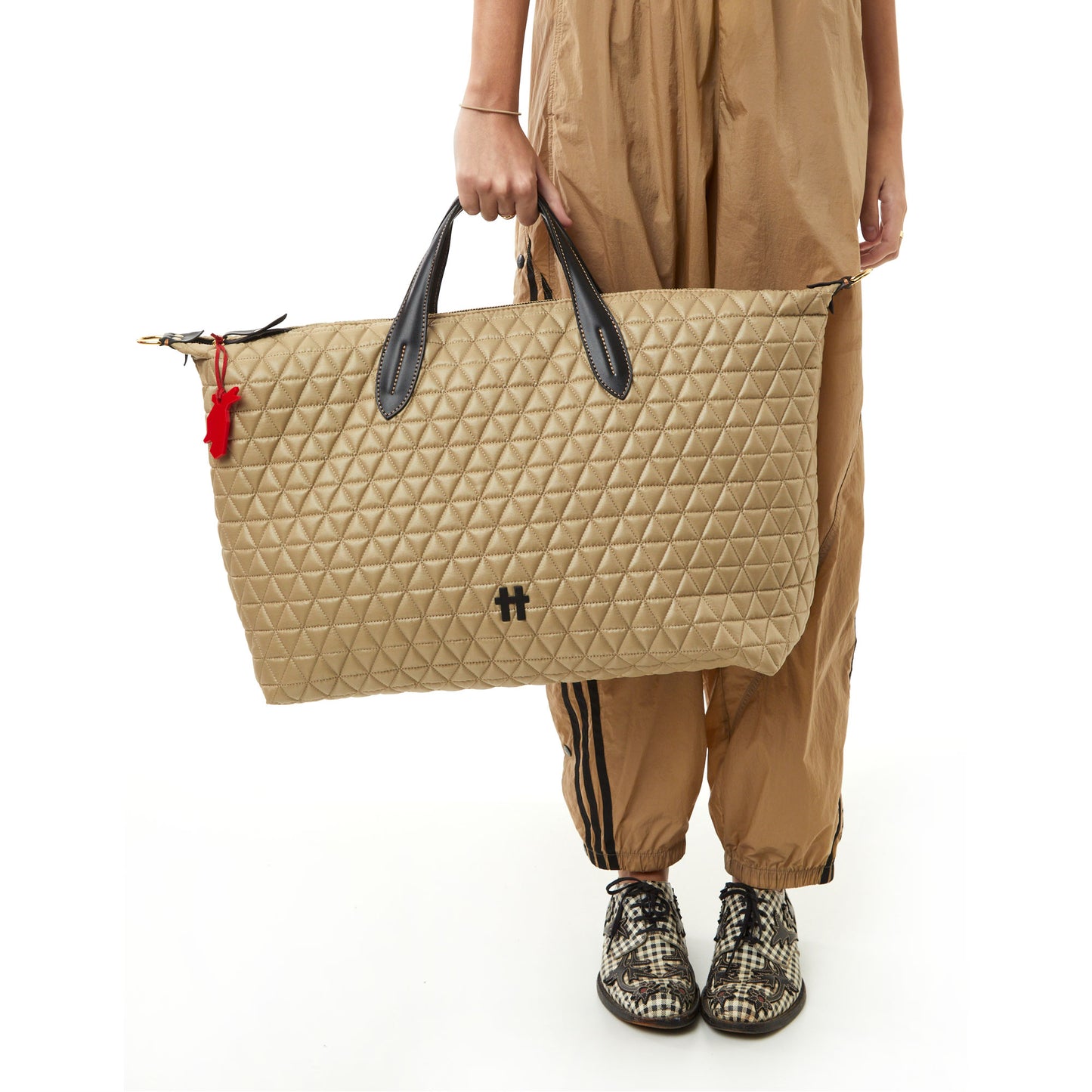 Bolsa Matelassê Weekender Khaki