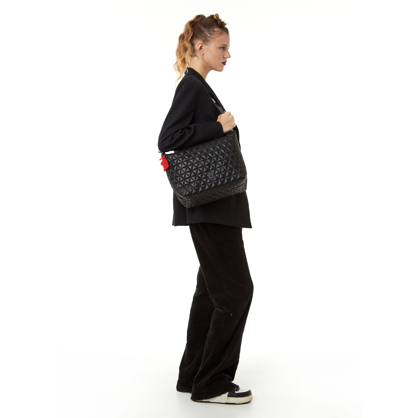 Bolsa Matelassê Media Preto