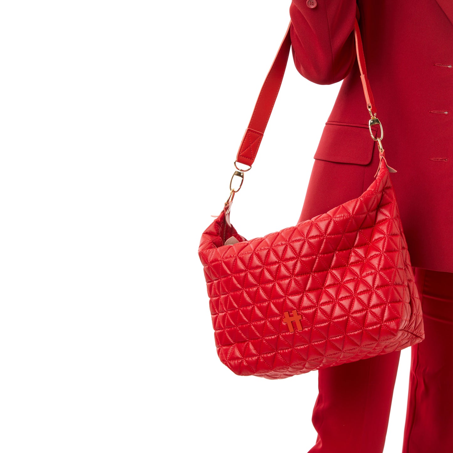 Bolsa Matelassê Media Vermelho