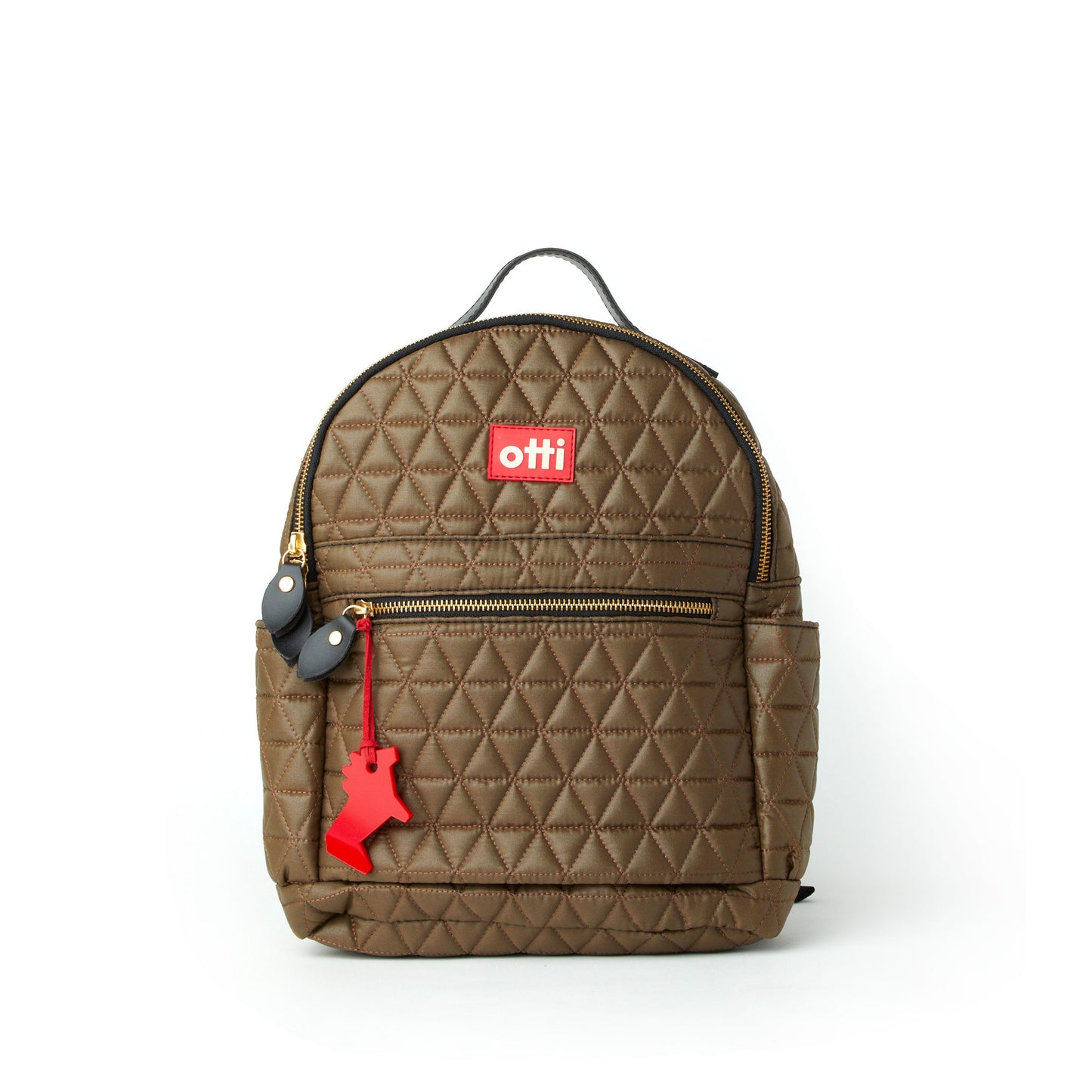 Mochila Pequena Matelassê Cafe