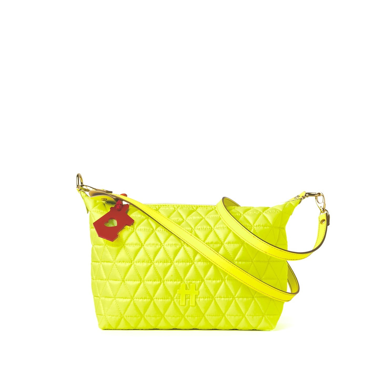 Bolsa Matelassê Pequena Amarelo