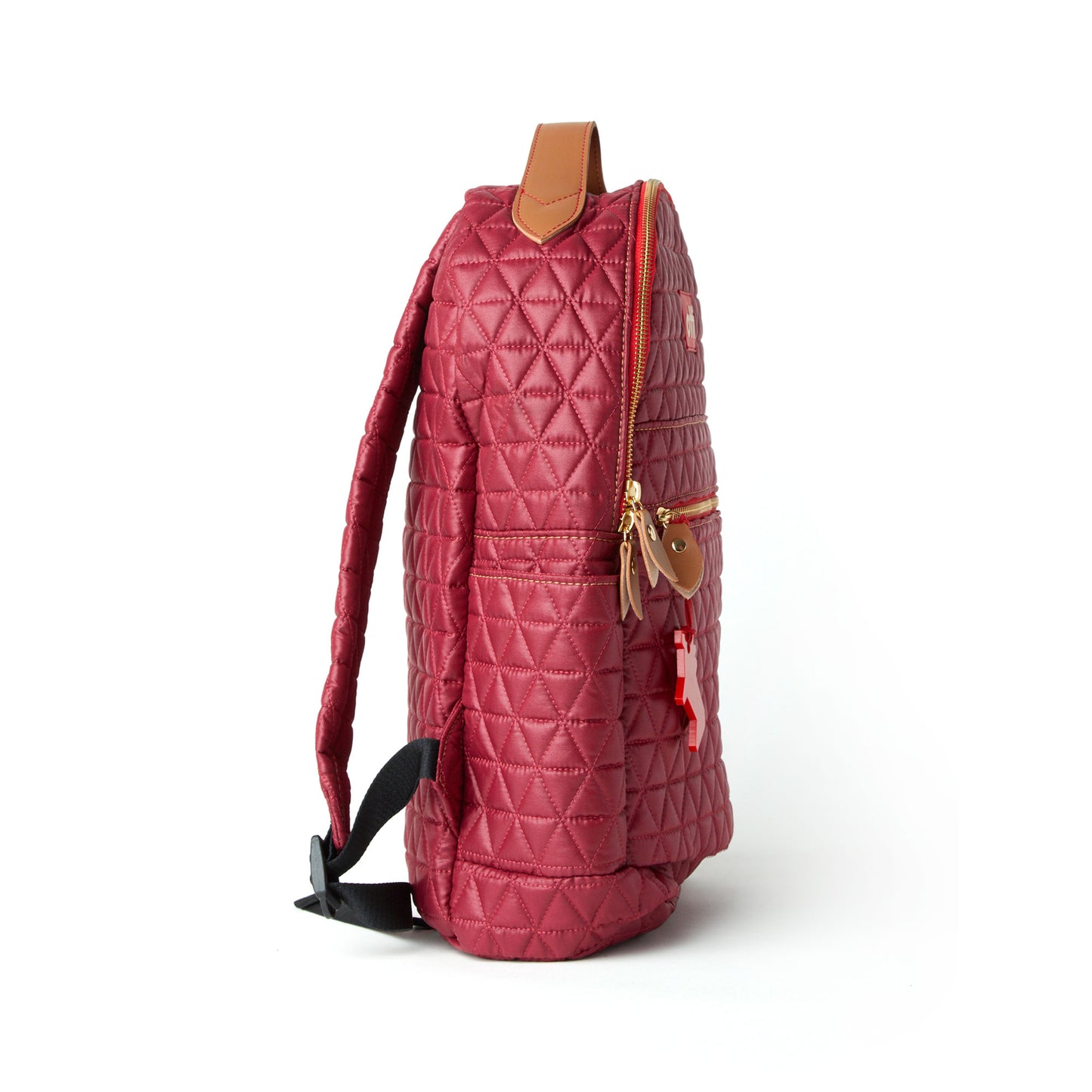 Mochila Media Matelassê Vinho