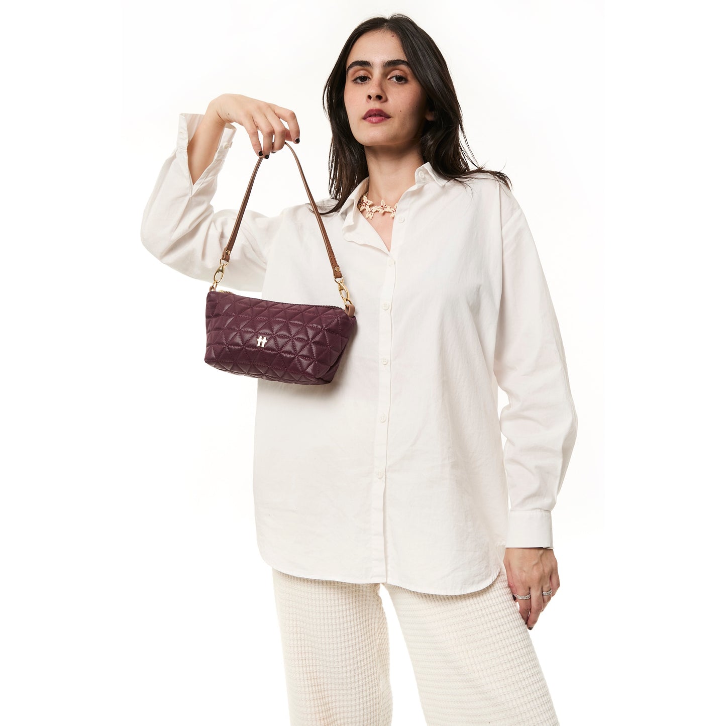 Bolsa Pp Matelasse Bordo