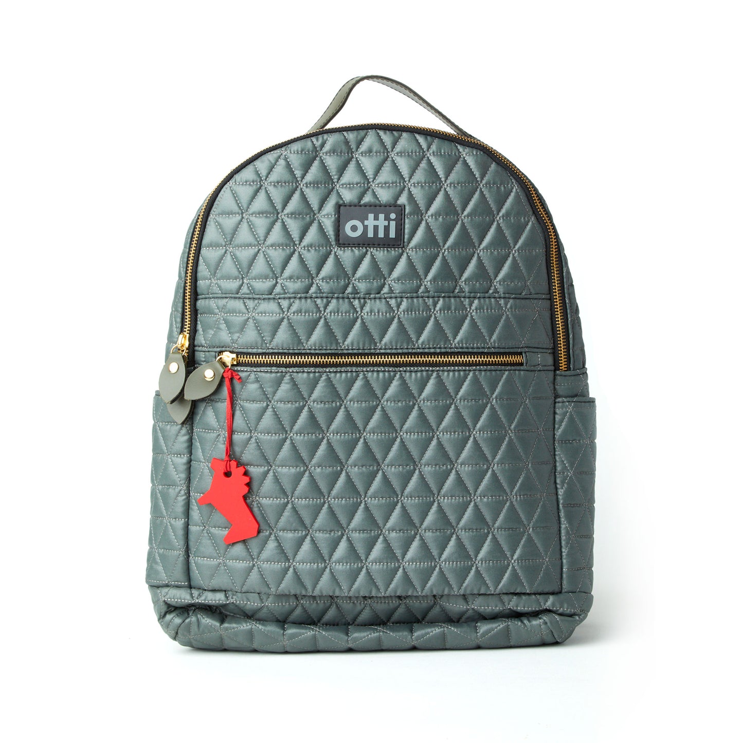 Mochila Media Matelassê Chumbo