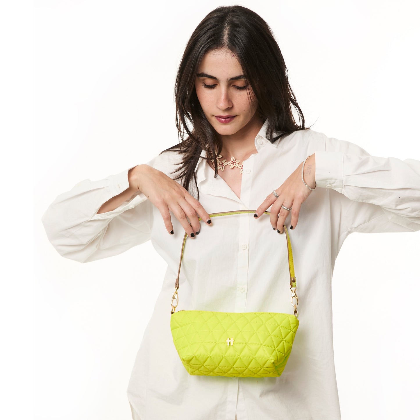 Bolsa Pp Matelasse Amarelo