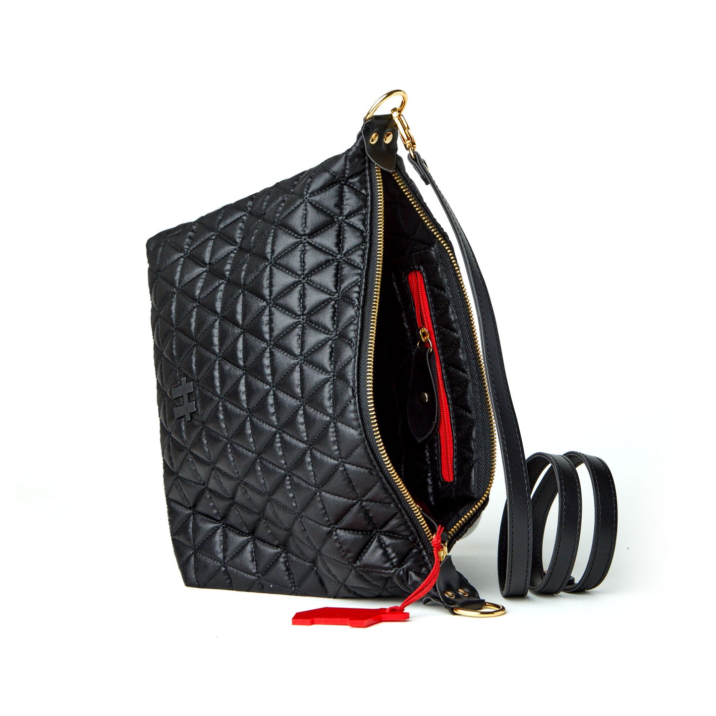 Bolsa Matelassê Pequena Preto
