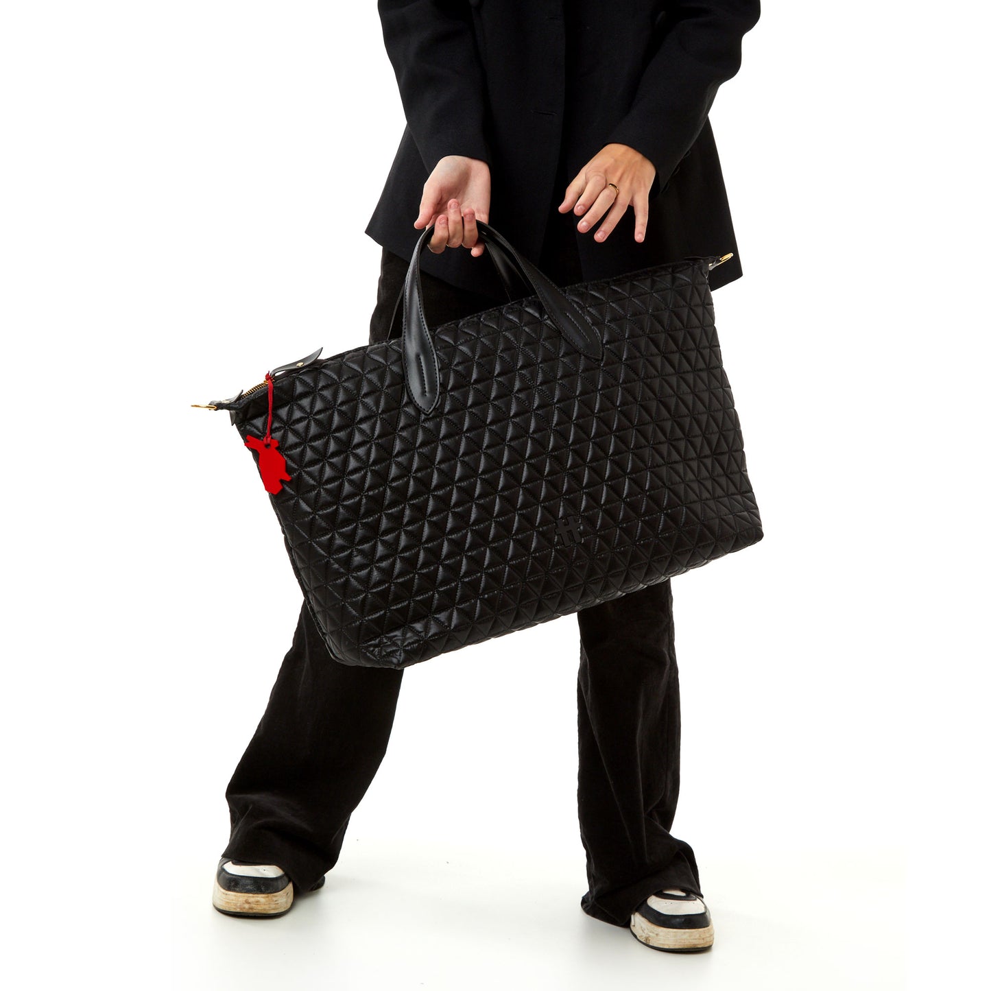 Bolsa Matelassê Weekender Preto