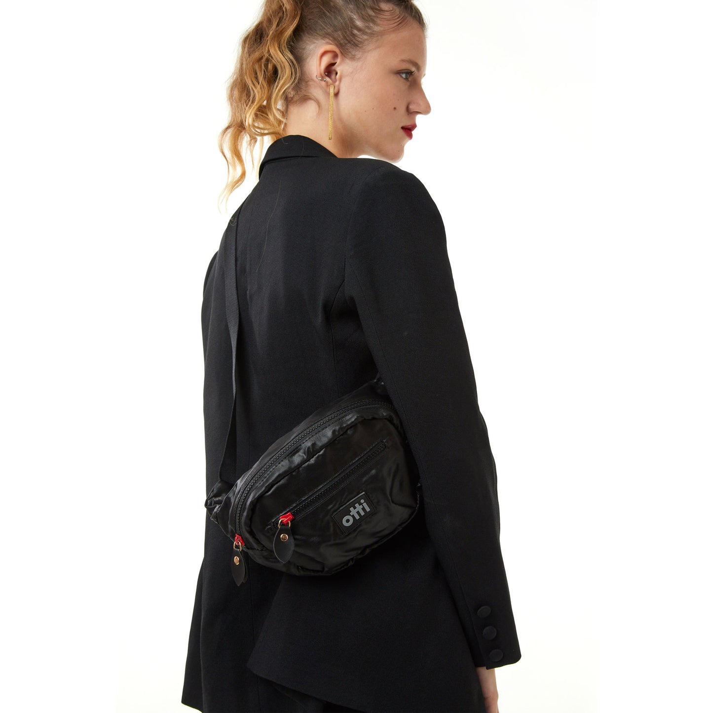 Pochete Nylon Preto