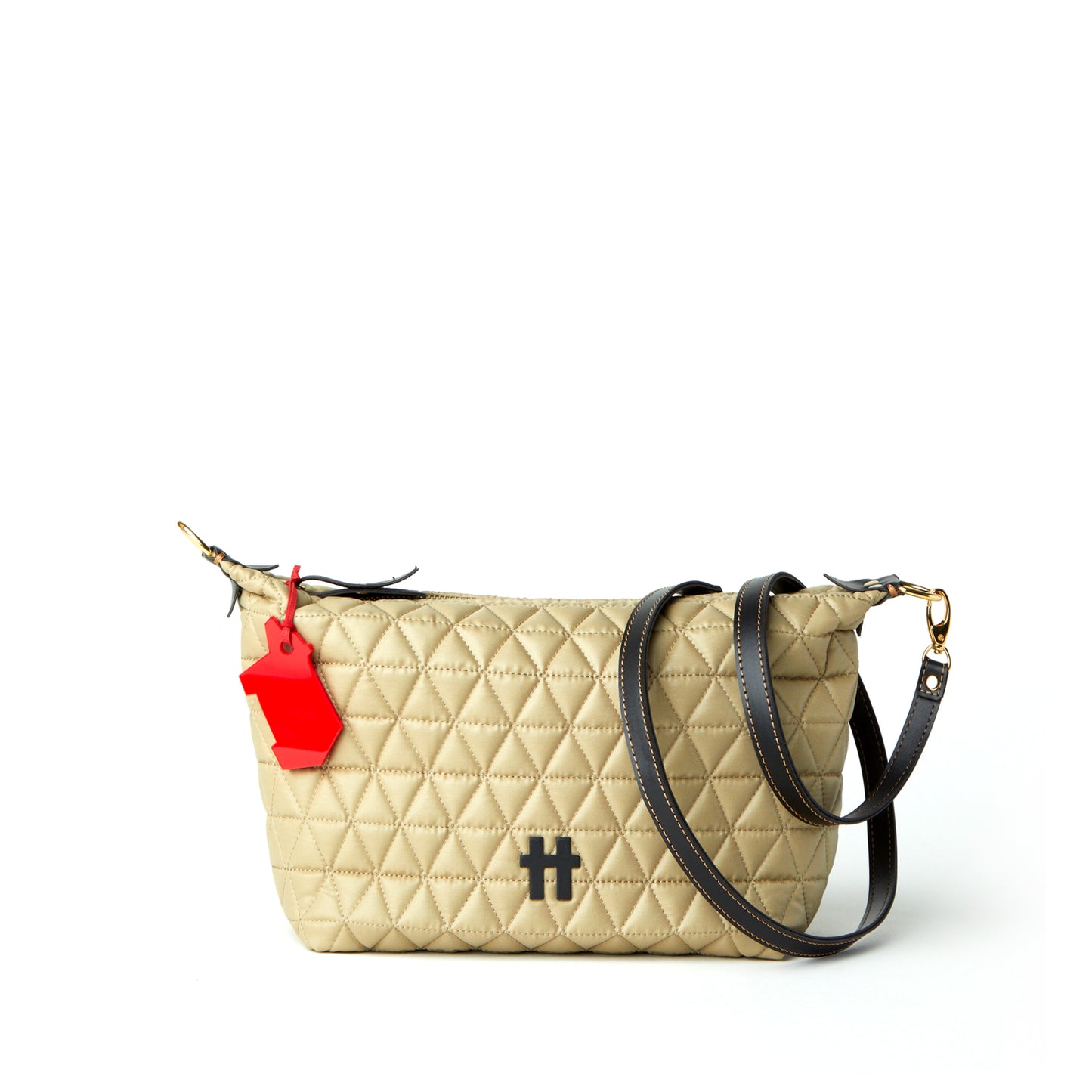 Bolsa Matelassê Pequena Khaki
