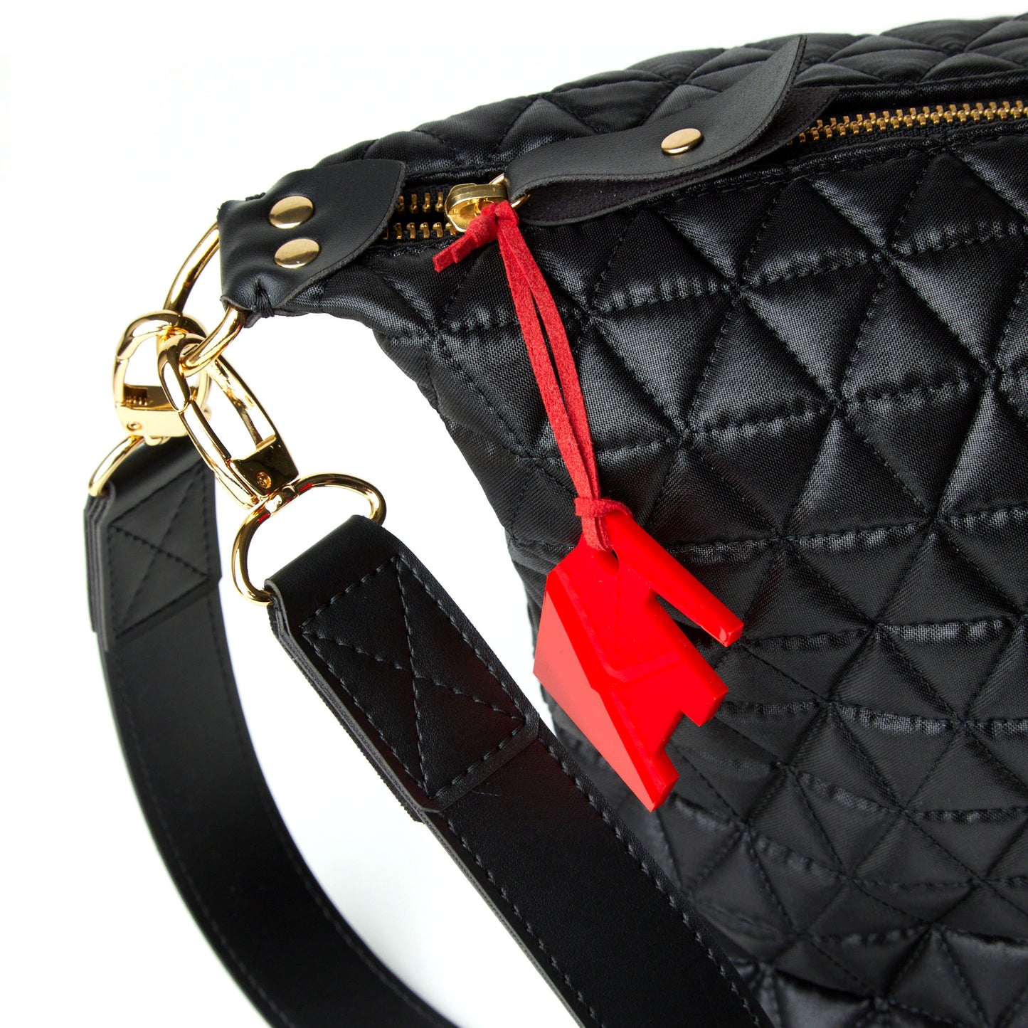 Bolsa Matelassê Media Preto