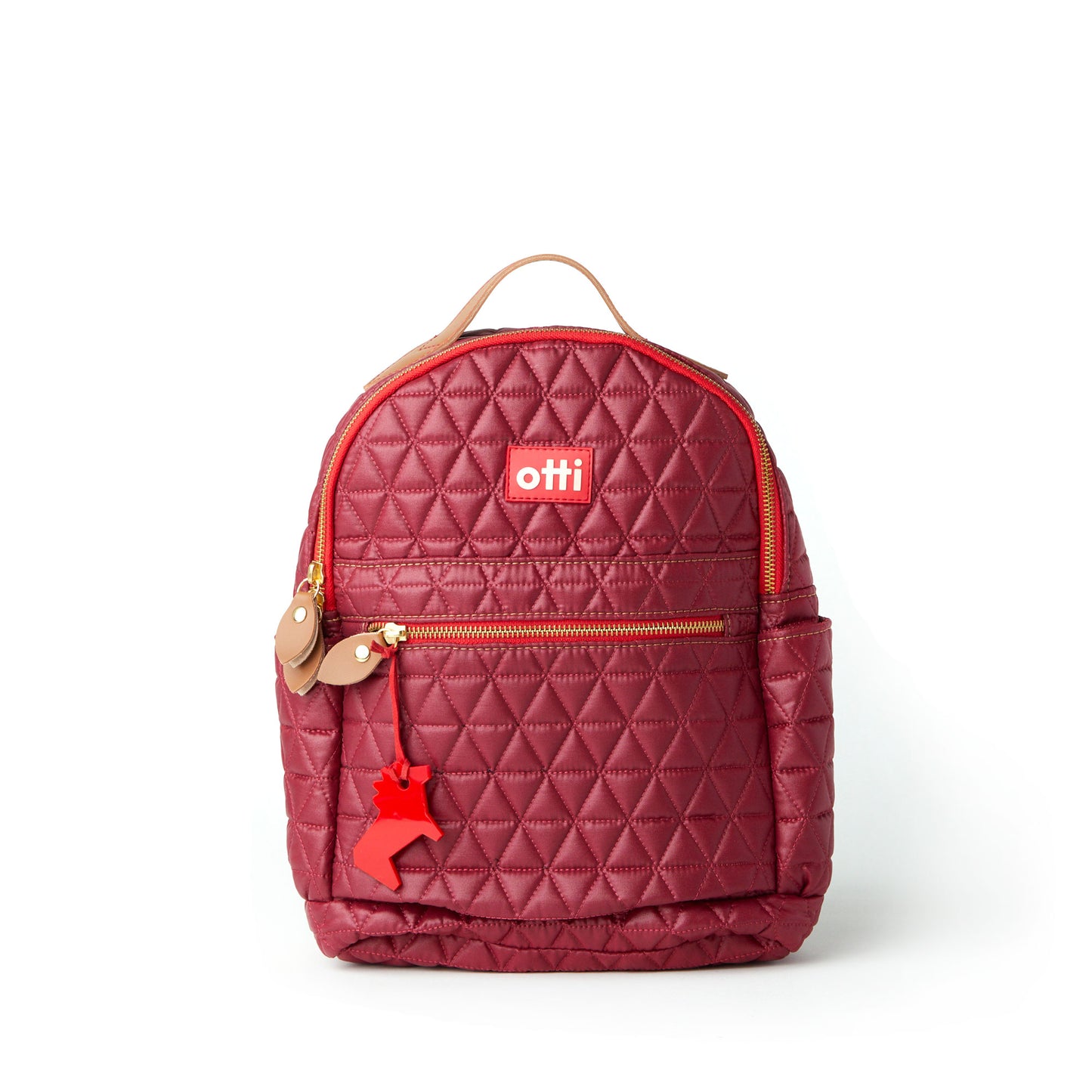Mochila Pequena Matelassê Vinho