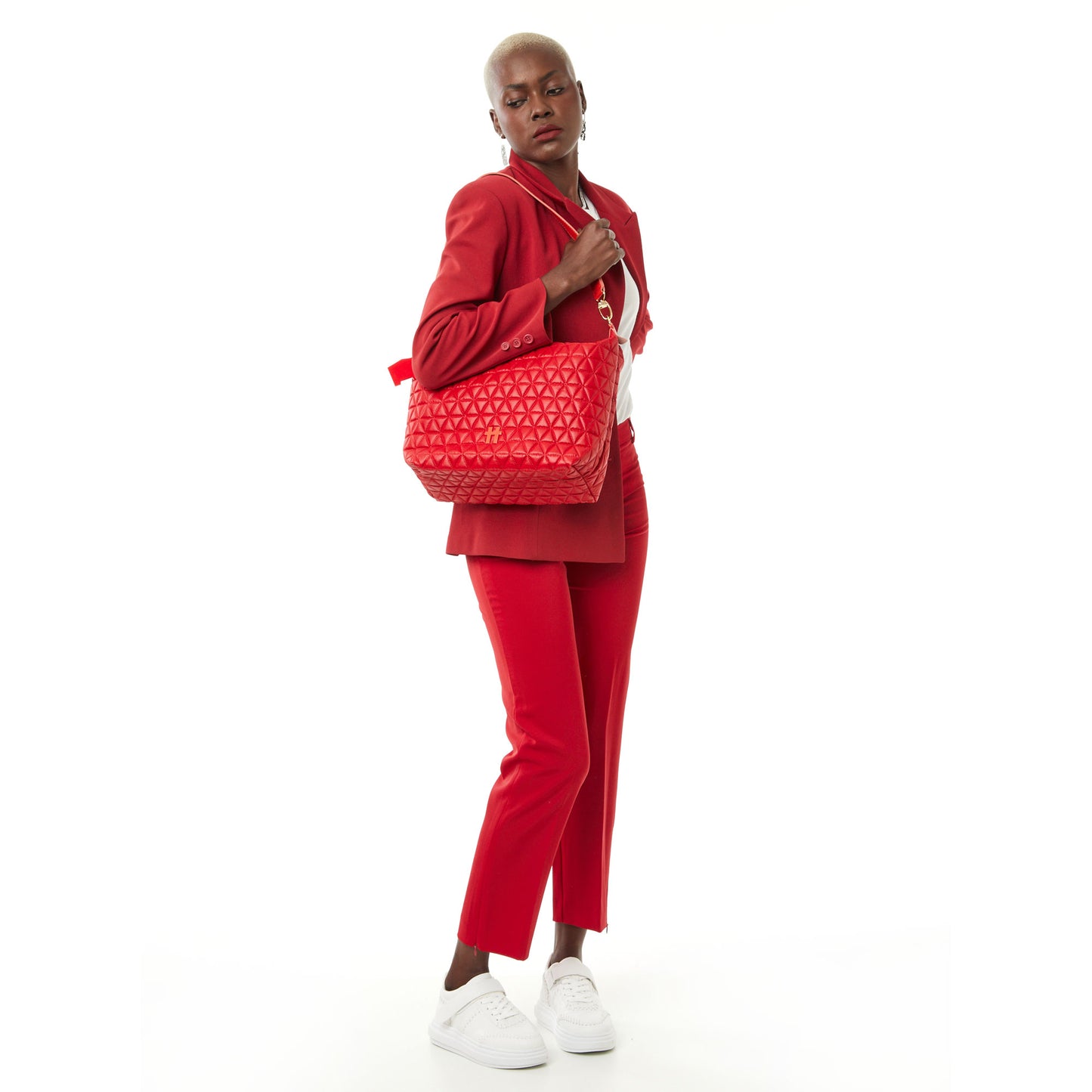 Bolsa Matelassê Media Vermelho