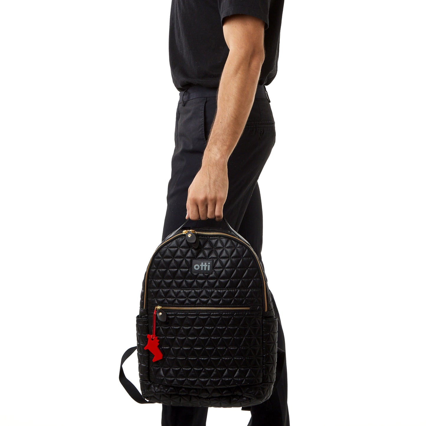 Mochila Media Matelassê Preto