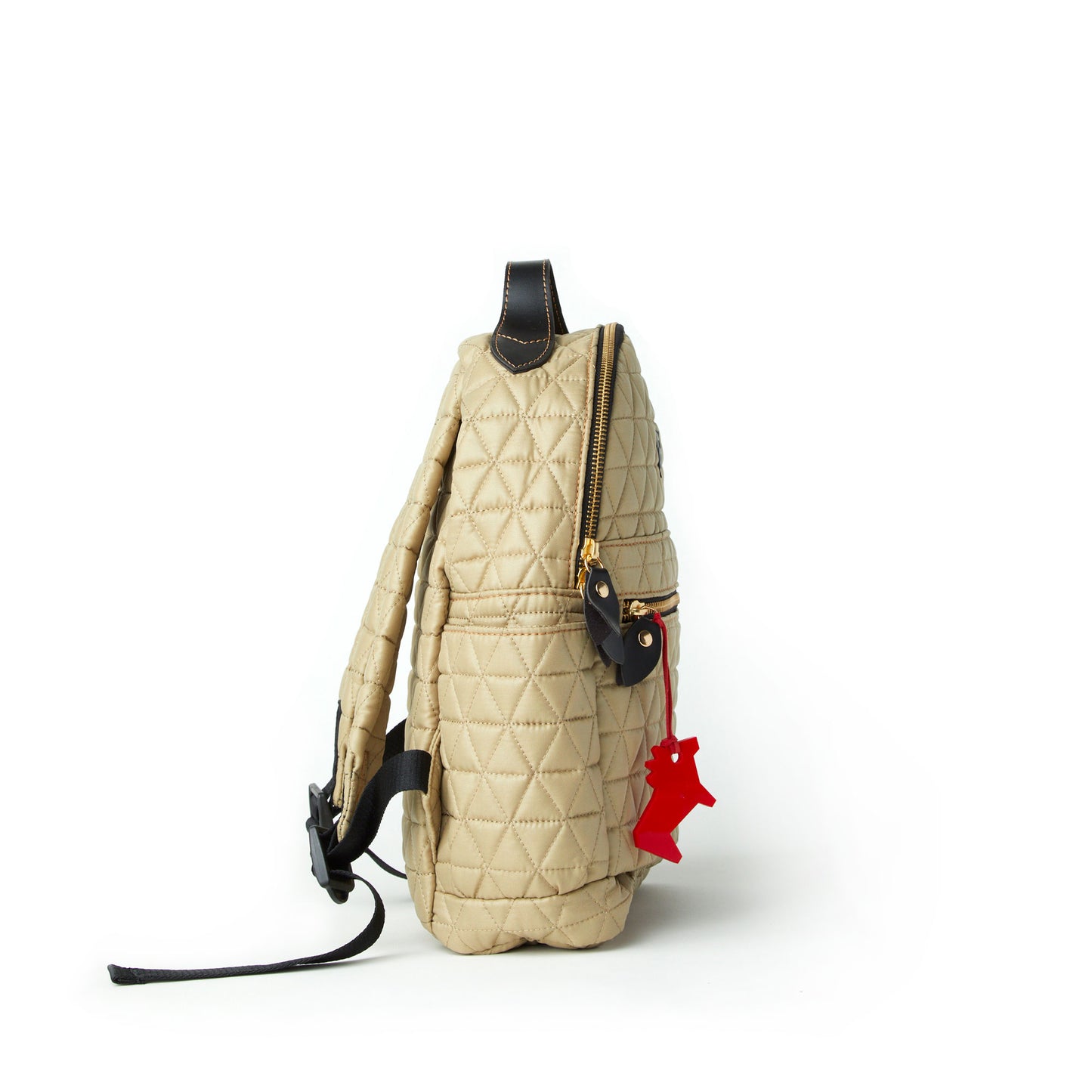 Mochila Pequena Matelassê Khaki