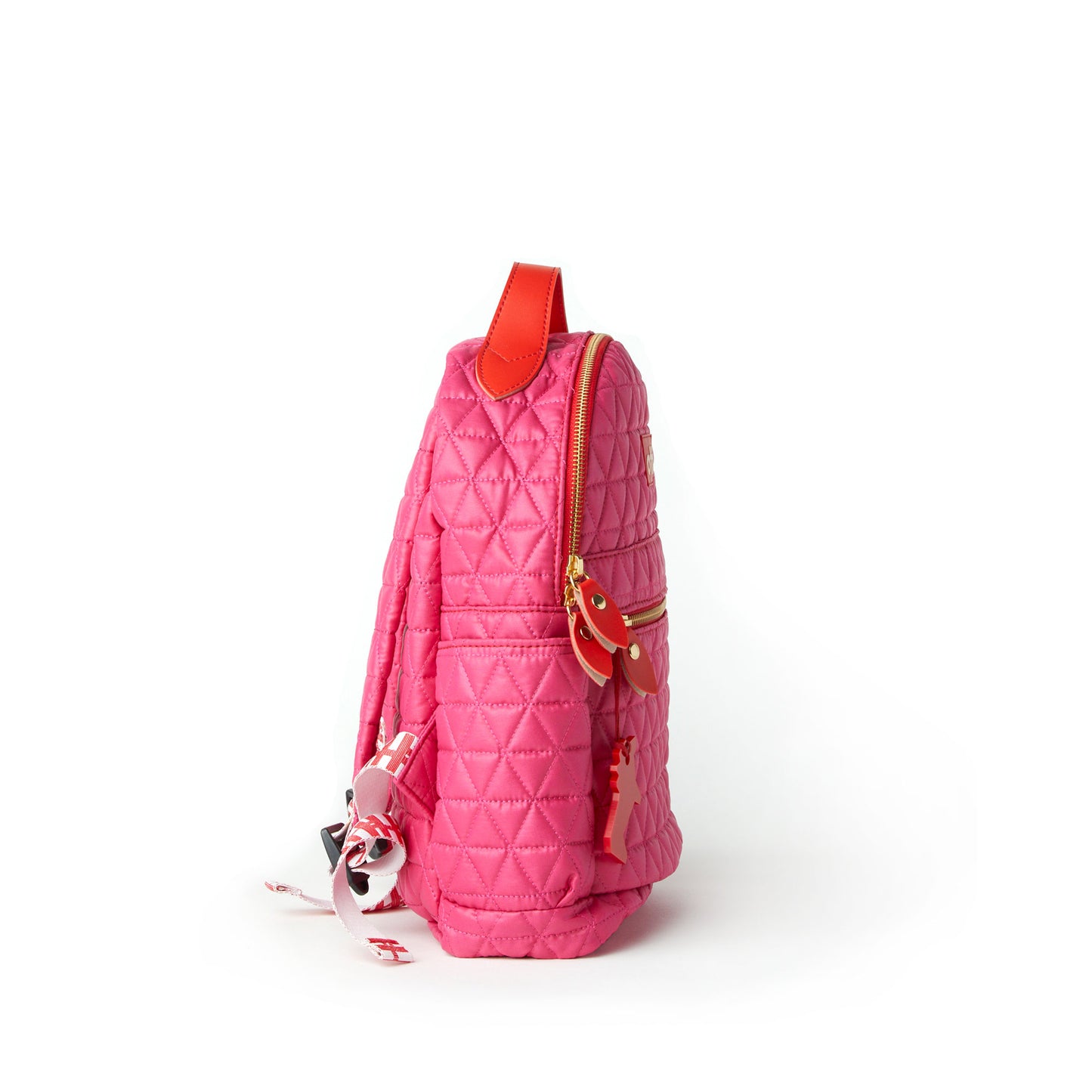 Mochila Pequena Matelassê Chiclete