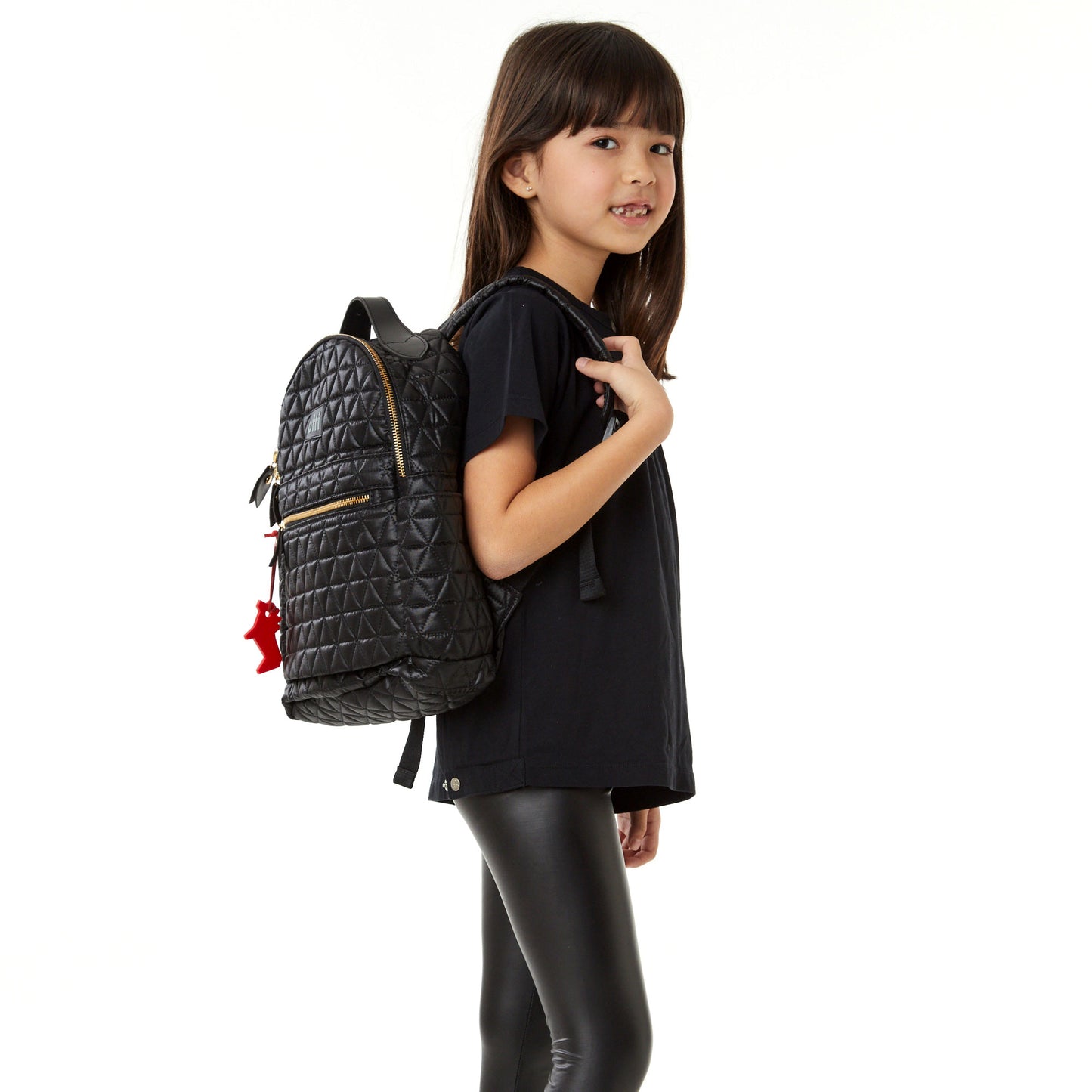 Mochila Pequena Matelassê Preto
