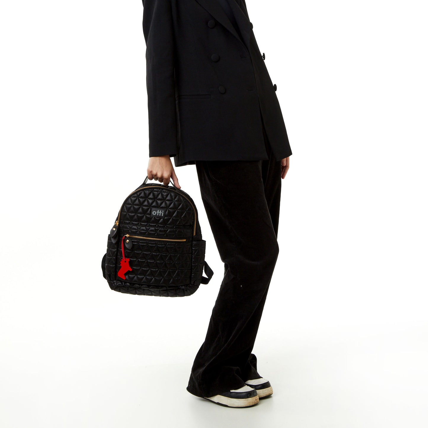 Mochila Pequena Matelassê Preto