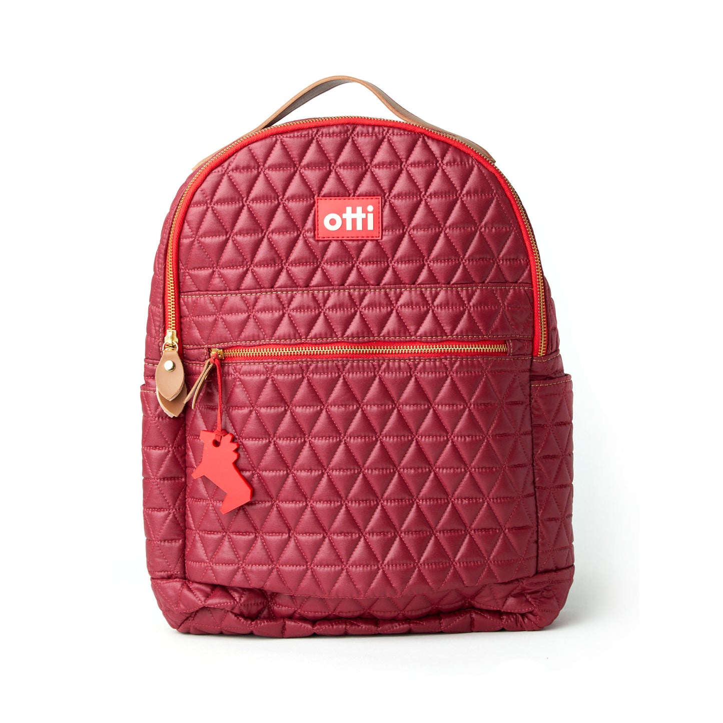 Mochila Media Matelassê Vinho