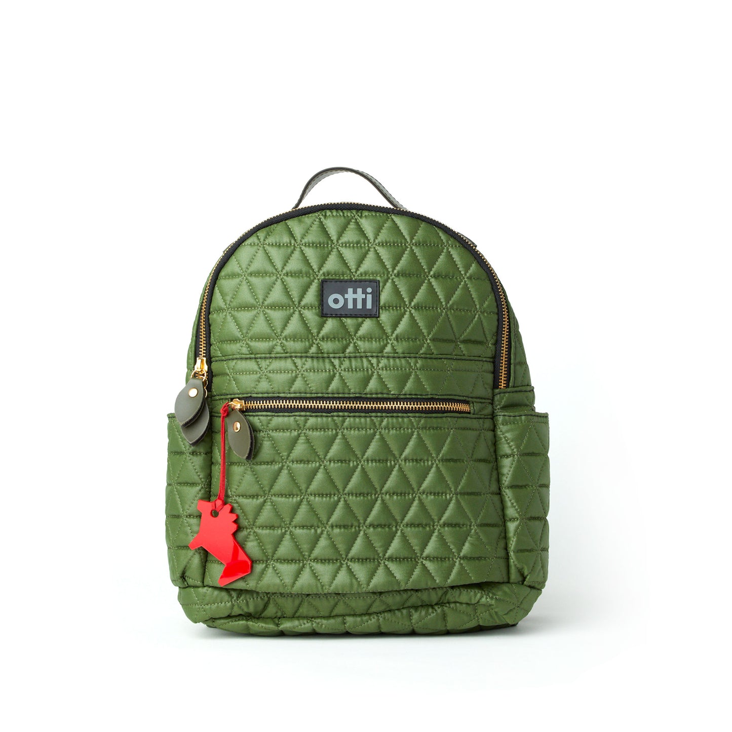 Mochila Pequena Matelassê Verde Equipamento