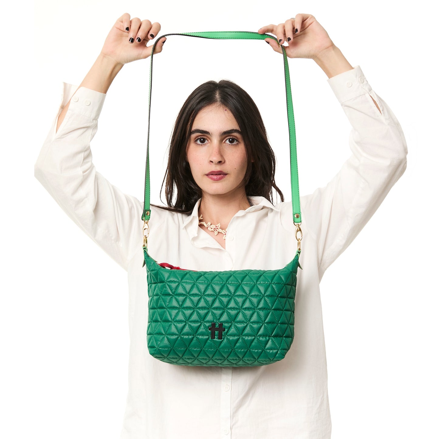 Bolsa Matelassê Pequena Bandeira