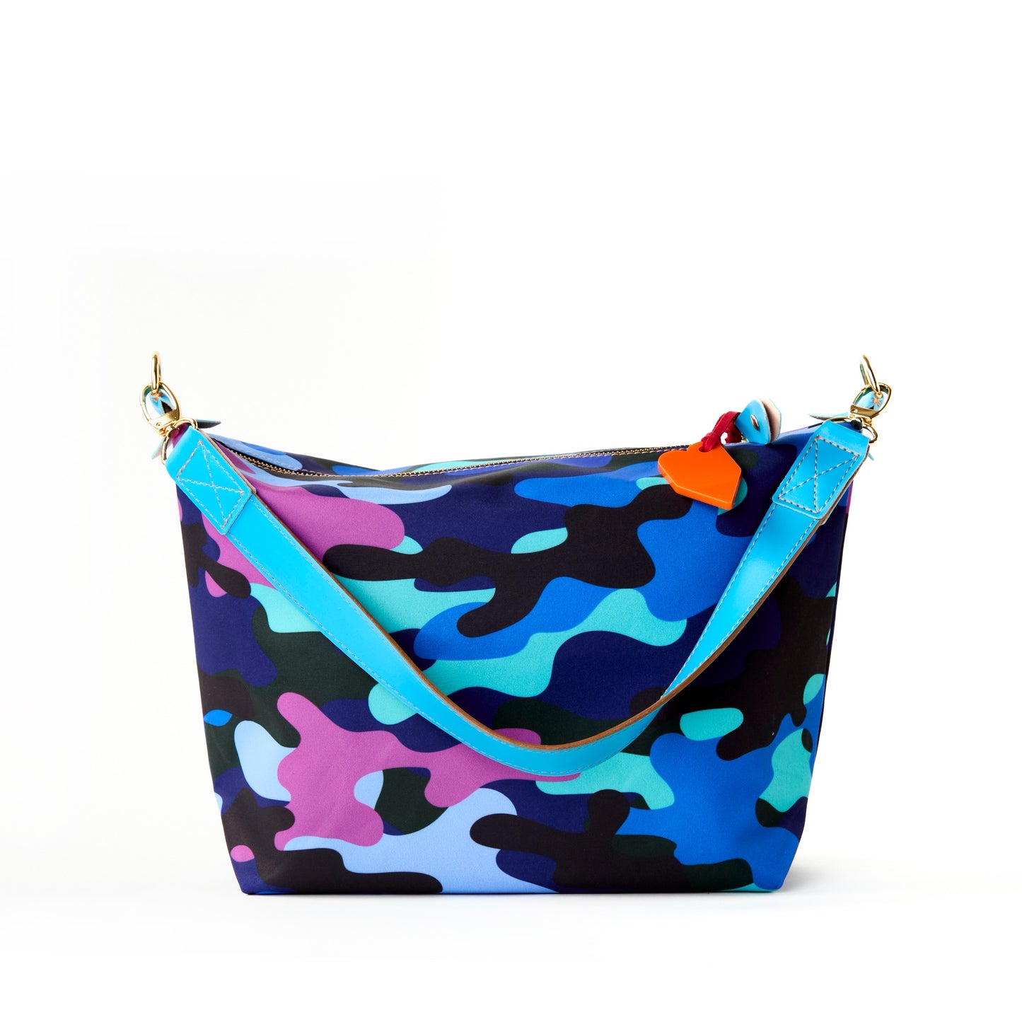 Bolsa Media Camouflages Azul