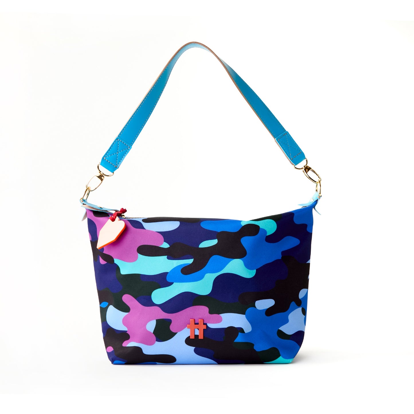 Bolsa Media Camouflages Azul