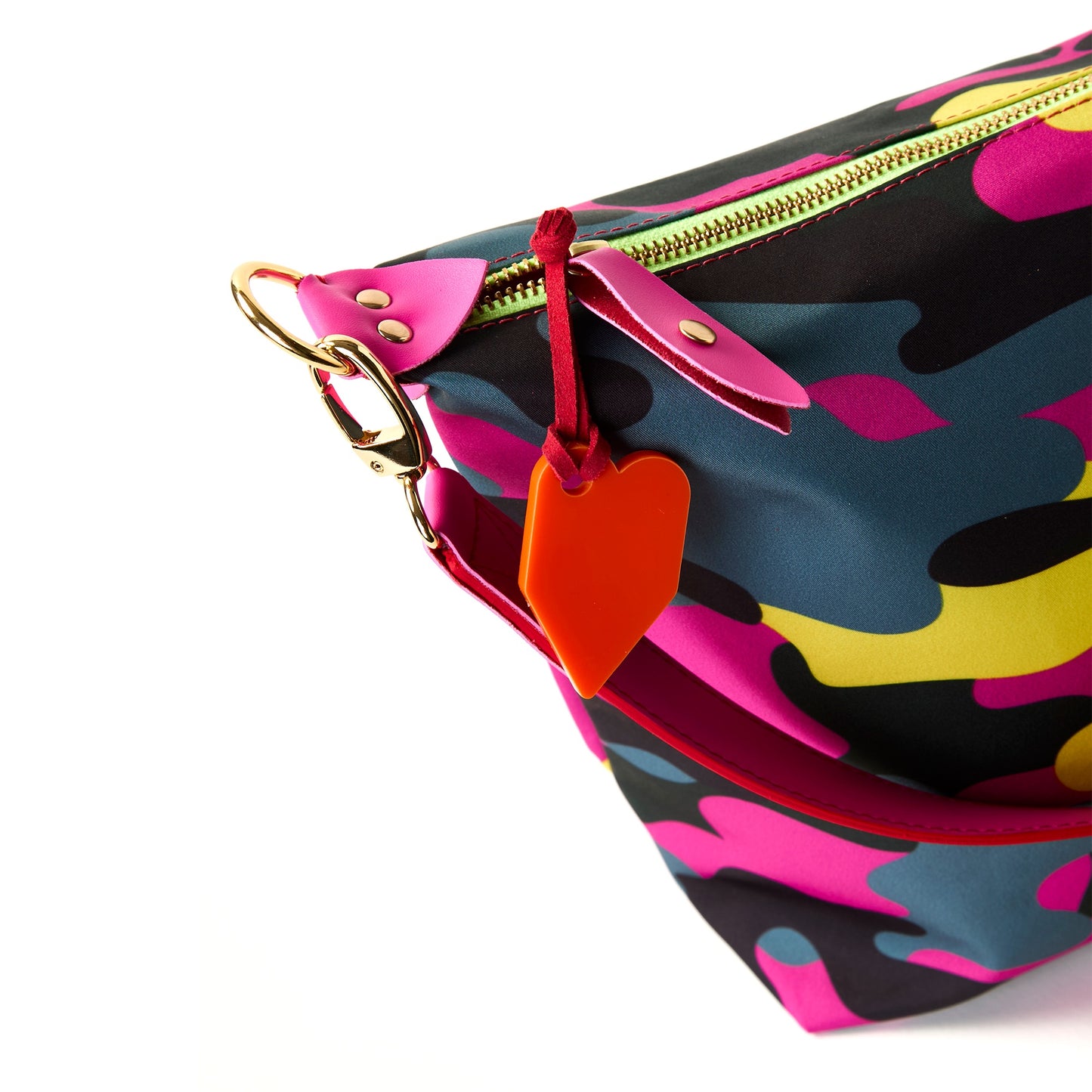 Bolsa Media Camouflages Rosa