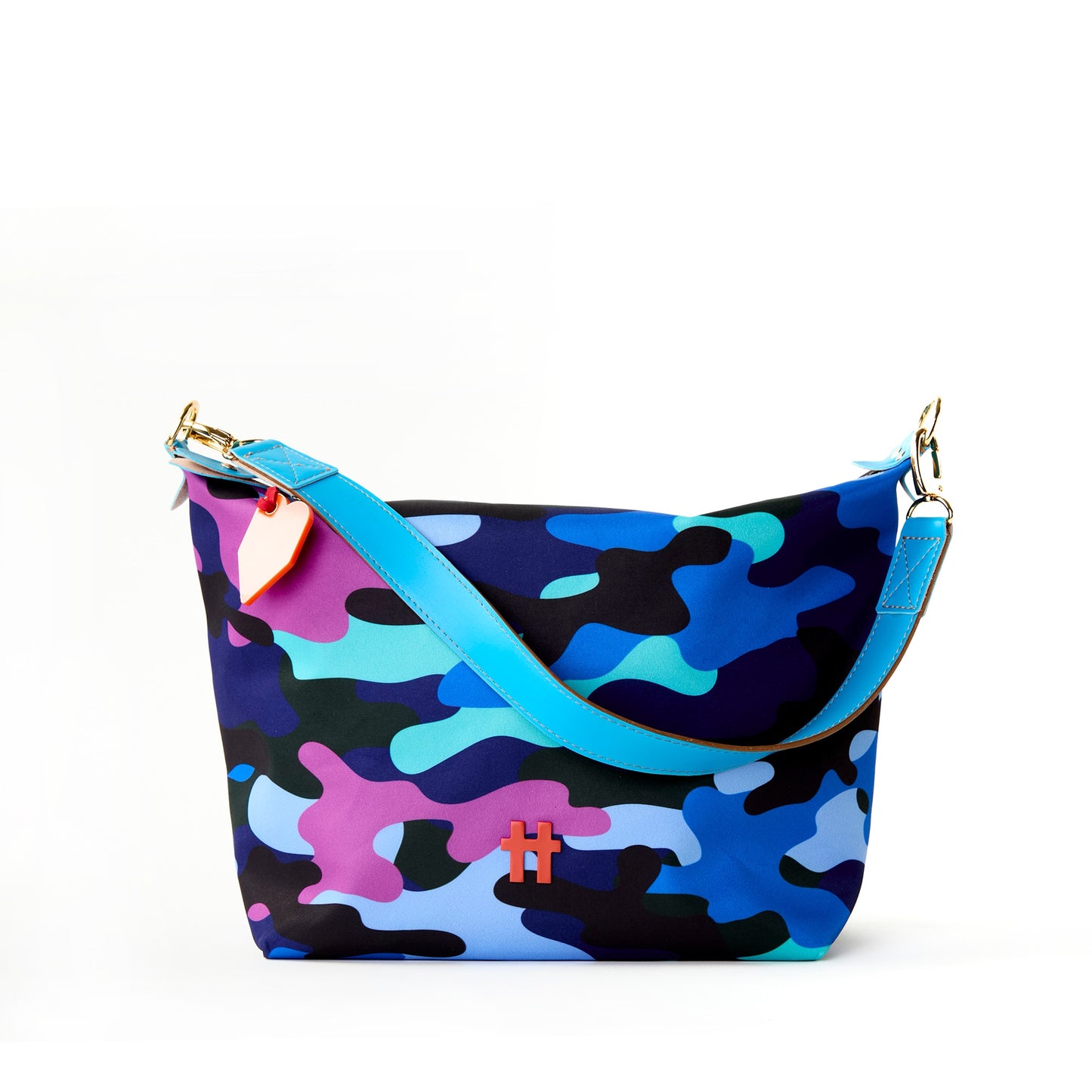 Bolsa Media Camouflages Azul