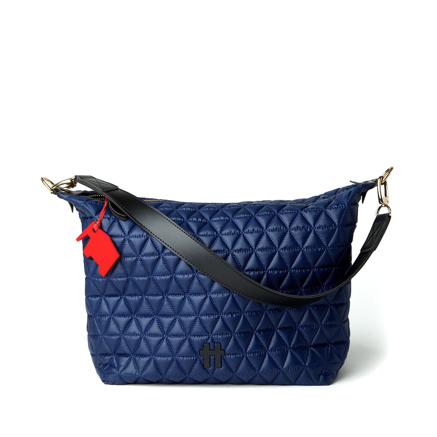 Bolsa Matelassê Media Azul Marinho
