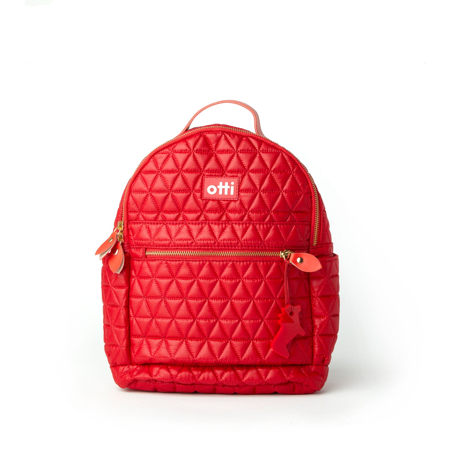 Mochila Pequena Matelassê Vermelho