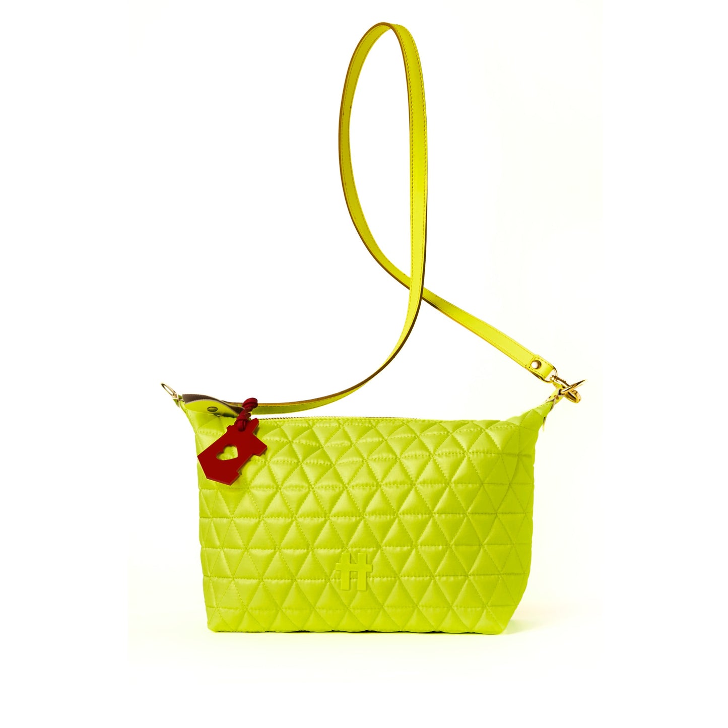 Bolsa Matelassê Pequena Amarelo