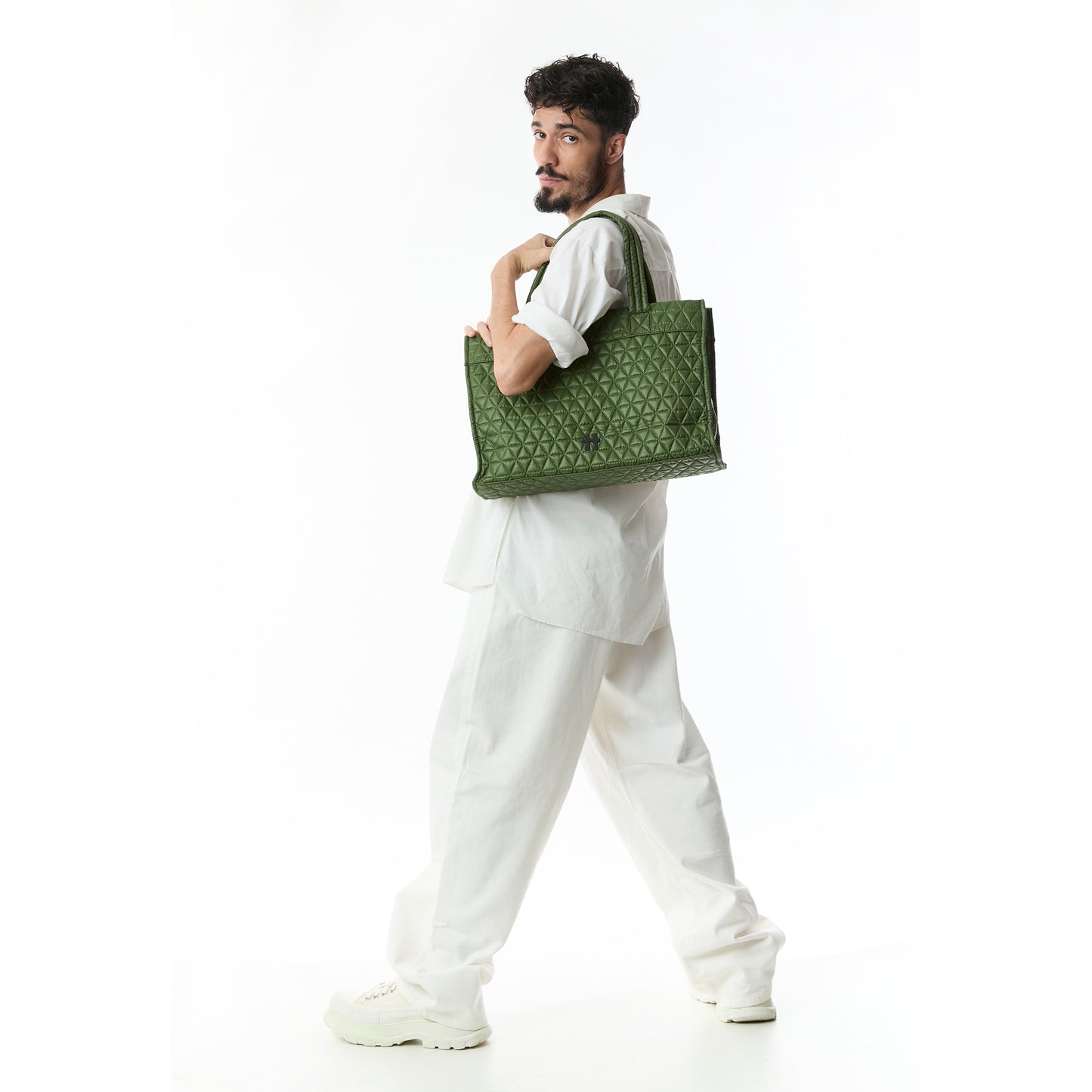 Tote Matelasse Verde Equipamento